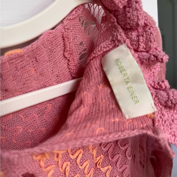 Roberta Einer Baby Ali Knit Peach Mini Dress - Picture 8 of 9